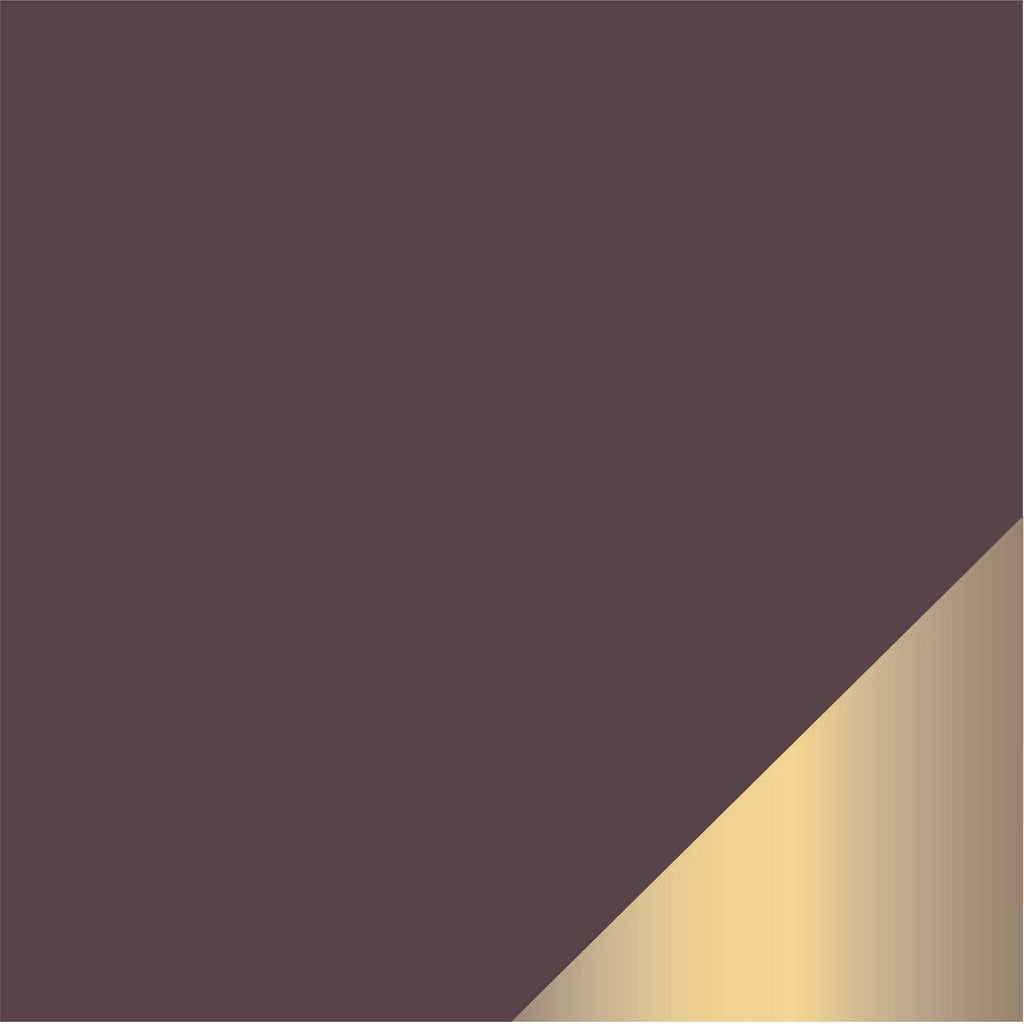 Truffle Brown and Gold Plastic Tableware 