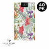 Luxe Party Napkins 40 Beverage Napkins - 4.5" x 7.75" Bot Paper Dinner Napkins | 40 Napkins