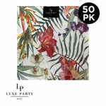 Luxe Party Napkins 50 Beverage Napkins - 5" x 5" Bot Paper Cocktail Napkins | 50 Napkins