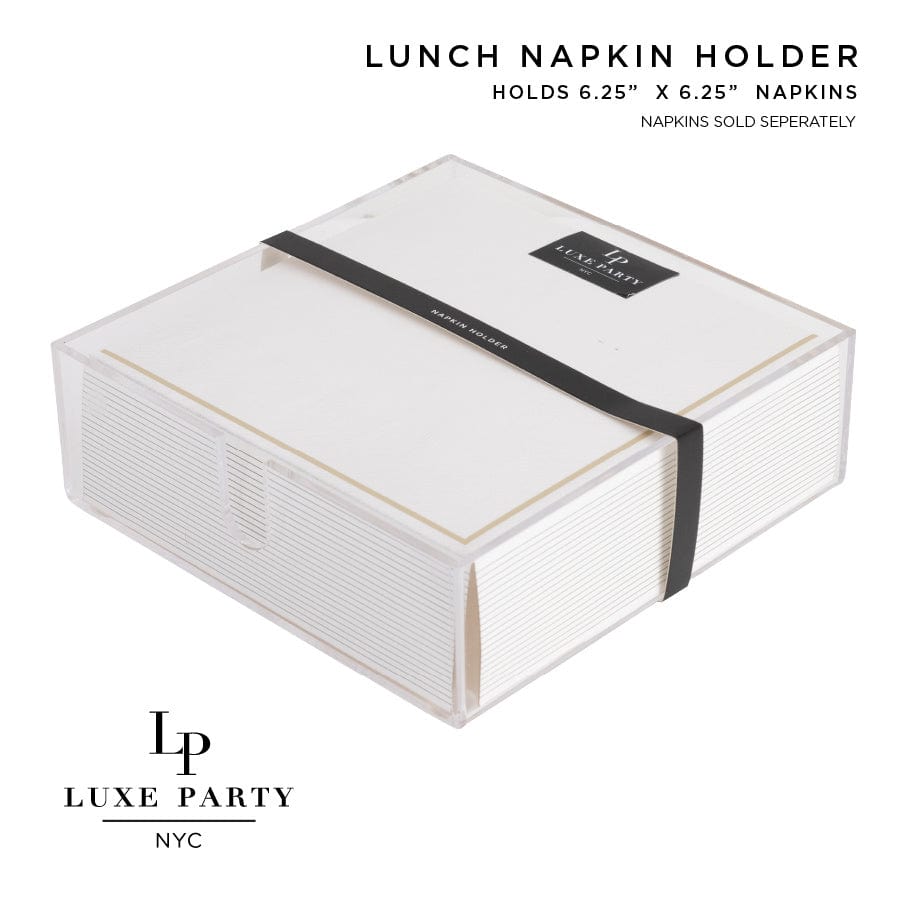 Luxe Party Napkins Acrylic Lunch Napkin Holders