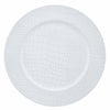 Luxe Party NYC Chargers White Snake Skin Look Round Plastic Charger Plate | 1 Charger