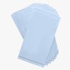 Luxe Party NYC Napkins 16 Dinner Napkins Ice Blue with Silver Stripe Guest Paper Napkins | 16 Napkins