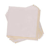 Luxe Party NYC Napkins 20 Lunch Napkins - 6.5" x 6.5" Linen with Gold Stripe Lunch Napkins | 20 Napkins