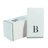 Luxe Party NYC Napkins Letter B Black Monogram Paper Disposable Dinner Napkins | 14 Napkins