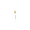 Luxe Party NYC Two Tone Mini 20 Mini Forks Black and Gold Plastic Mini Forks | 20 Forks