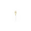 Luxe Party NYC Two Tone Mini 20 Mini Forks White and Gold Plastic Mini Forks | 20 Forks