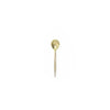 Luxe Party NYC Two Tone Mini 20 Mini Spoons Gold Glitter Plastic Mini Spoons | 20 Spoons