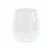 Luxe Party NYC Wine Cups Upscale Round White 12 Oz. Plastic Wine Goblets | 6 Cups