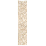 The Leaf Placemats Vinyl Leaf Laser Cut Table Runner in Gold