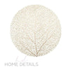 Tree Placemats Round Tree Laser Cut Placemat in Gold