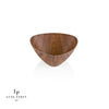 Accent Bowls Soup Bowls 13.5 Oz. Triangle Mahogany Heavy Plastic Bowl