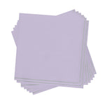 Luxe Party NYC Napkins 20 Lunch Napkins - 6.5" x 6.5" Lavender with Silver Stripe Lunch Napkins | 20 Napkins