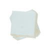 Luxe Party NYC Napkins 20 PK Mint with Gold Stripe Lunch Paper Napkins