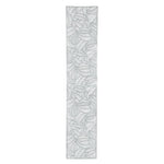 The Leaf Placemats Vinyl Leaf Laser Cut Table Runner in Silver